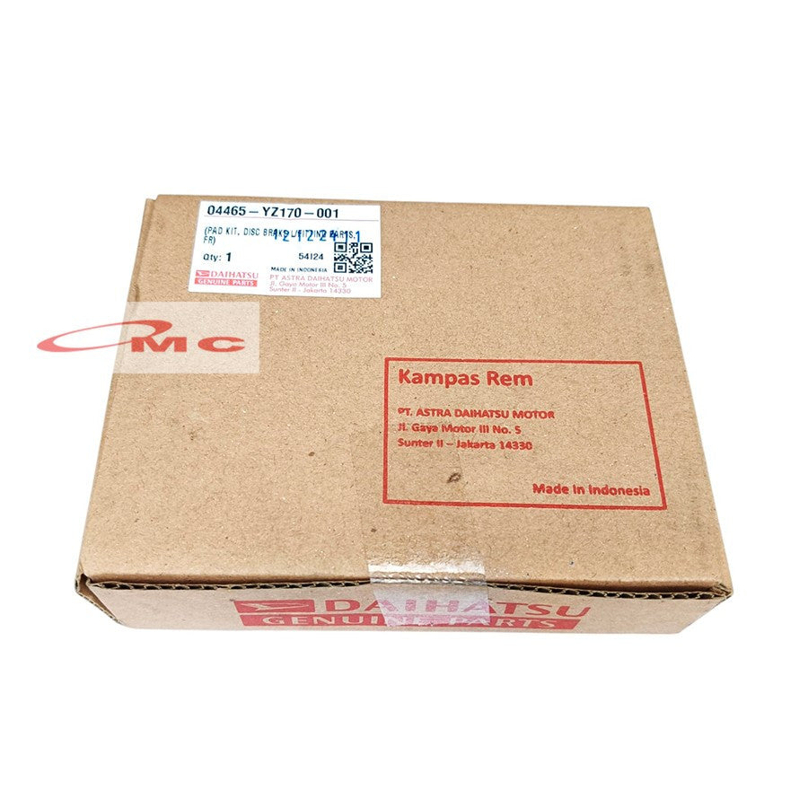 Brake Pad Kampas Rem Depan Original Avanza Xenia Veloz Rush Terios F700 Taruna F500 APV 04465-YZ170-001