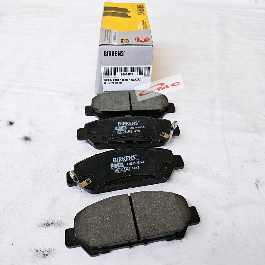 Brake Pad Kampas Rem Depan Kanan Kiri Rocky Raize All New Xenia Avanza Veloz 2022 Asli Original BIRKENS B-DBP-M09