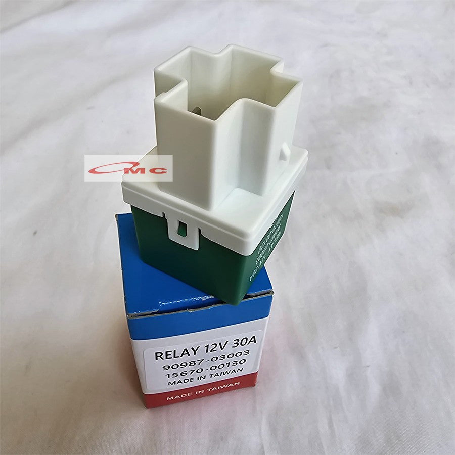 Relay Fuse Box Cooling Fan Pendingin Radiator Toyota Corolla Great Hilux Crown Camry Corona Pin5 5Kaki 12V 30A 90987-03003 16670-00130
