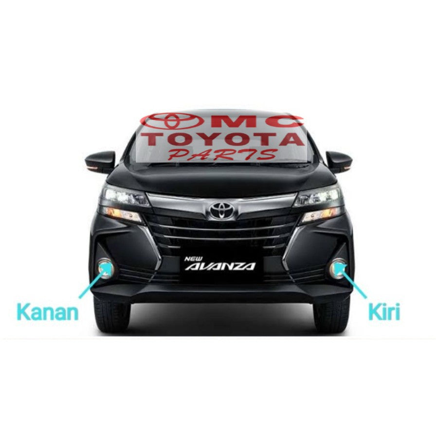 Garnish Cover Tutup Foglamp Kanan Kiri New Avanza Xenia 52715-BZ080 52716-BZ080 Original Toyota