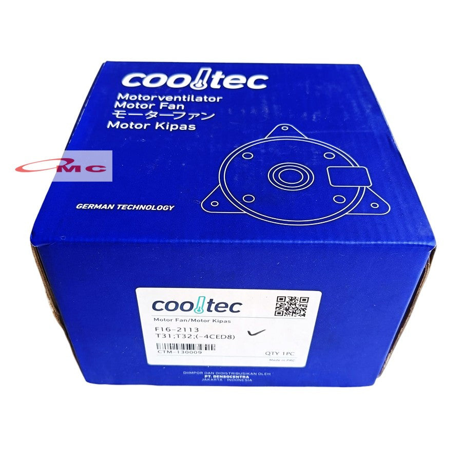 Motor Fan Kipas Radiator Cooltec Mobil Nissan X-trail Xtrail T31 T32 F16-2113