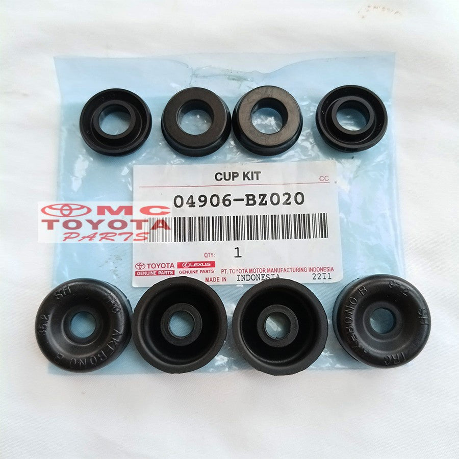 Cup Kit Karet Rem Belakang Set Cap Kap Kit Karet Sentral Master Rem Karet Boot Debu Tutup Abu Avanza Xenia Veloz Rush Terios Original Toyota 04906-BZ020