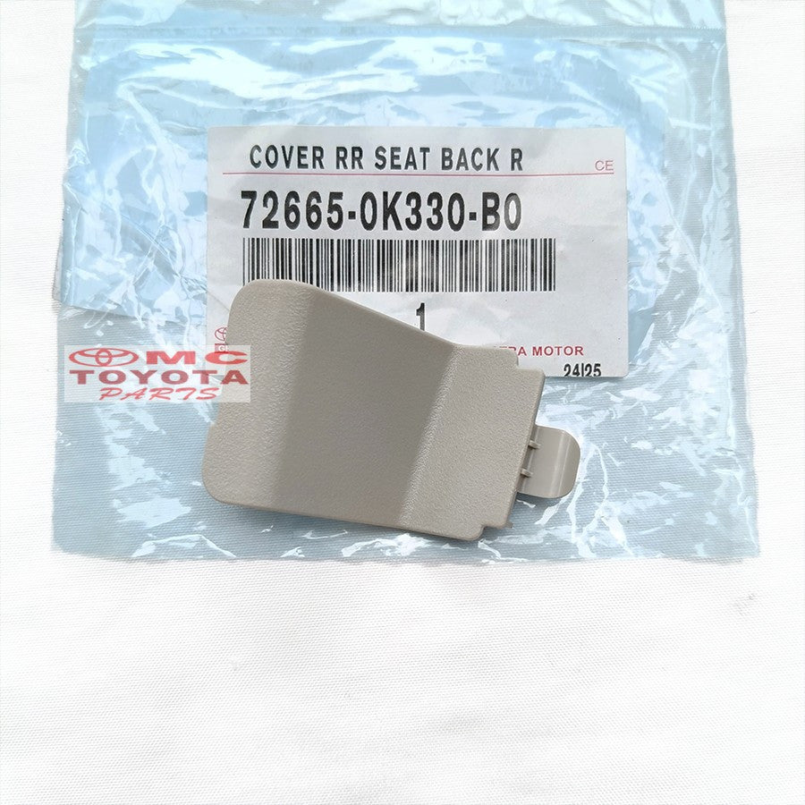 Cover Tutup Baut Hook Gantungan Jok Belakang Kanan Kiri Innova Reborn 2016-2021 Original Toyota 72665-0K310-B0 72665-0K330-B0