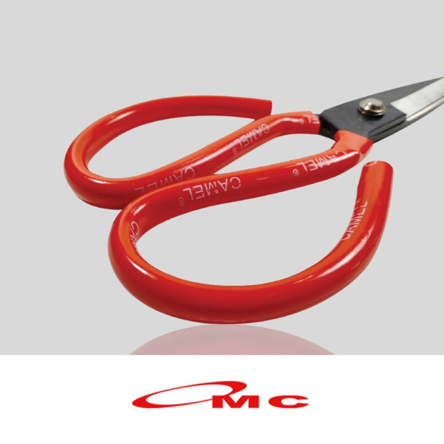 CAMEL Gunting Kodok Gunting Serbaguna 8" Inch Gunting Kain Gunting Kulit Gunting Potong Kain Karpet Gunting Seng Gunting Jahit Gagang Merah GT-KODOK-CML