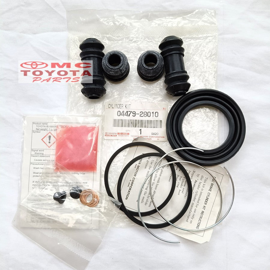 Kaliper Cylinder Kit Karet Rem Depan Kijang Super Grand 5K Kapsul 7K 1800cc Efi Original Toyota 04479-28010 Karet Silinder Seal Kaliper Kit Kaliper Rem Seal Kit Caliper Kit Master Rem Cakram Depan