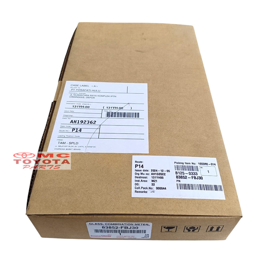 Mika Kaca / Glass Speedometer Original Toyota New Fortuner VRZ Hilux Revo 83852-FBJ30 Mika Speedometer