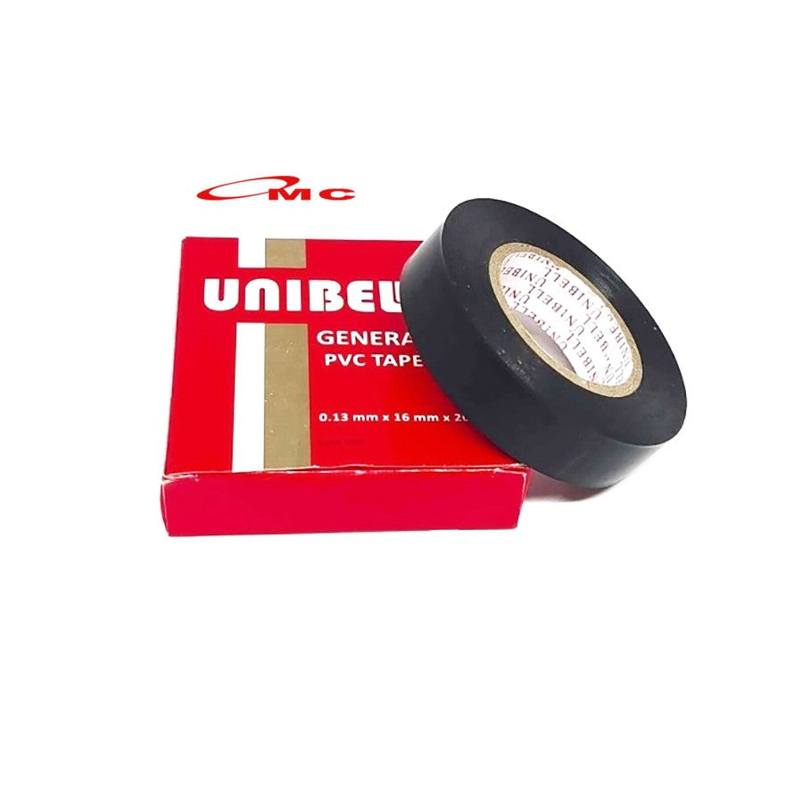 Unibell Isolasi Kabel Listrik Warna Hitam 20 Meter Isolasi Listrik Unibel Isolasi Unibel Solatip Kabel Isolasi Lakban Listrik Selotip Kabel Solasi Listrik Selotip Listrik Solasi Kabel Electrical Tape