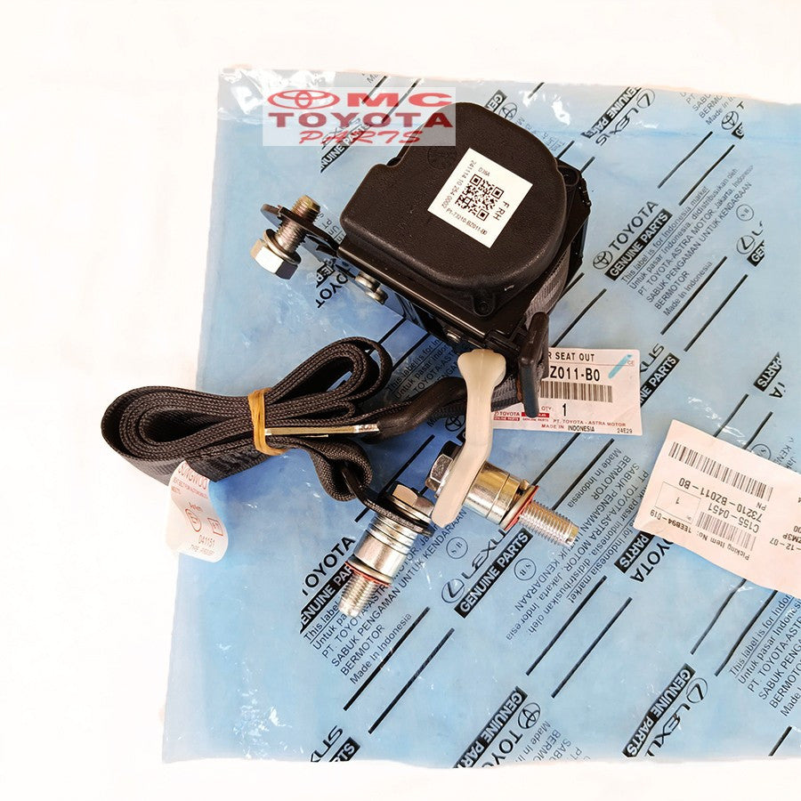 Safety Belt / Seat Belt Depan Kanan Kiri Avanza Xenia Original Toyota 73210-BZ011-B0 73220-BZ011-B0 Sabuk Pengaman