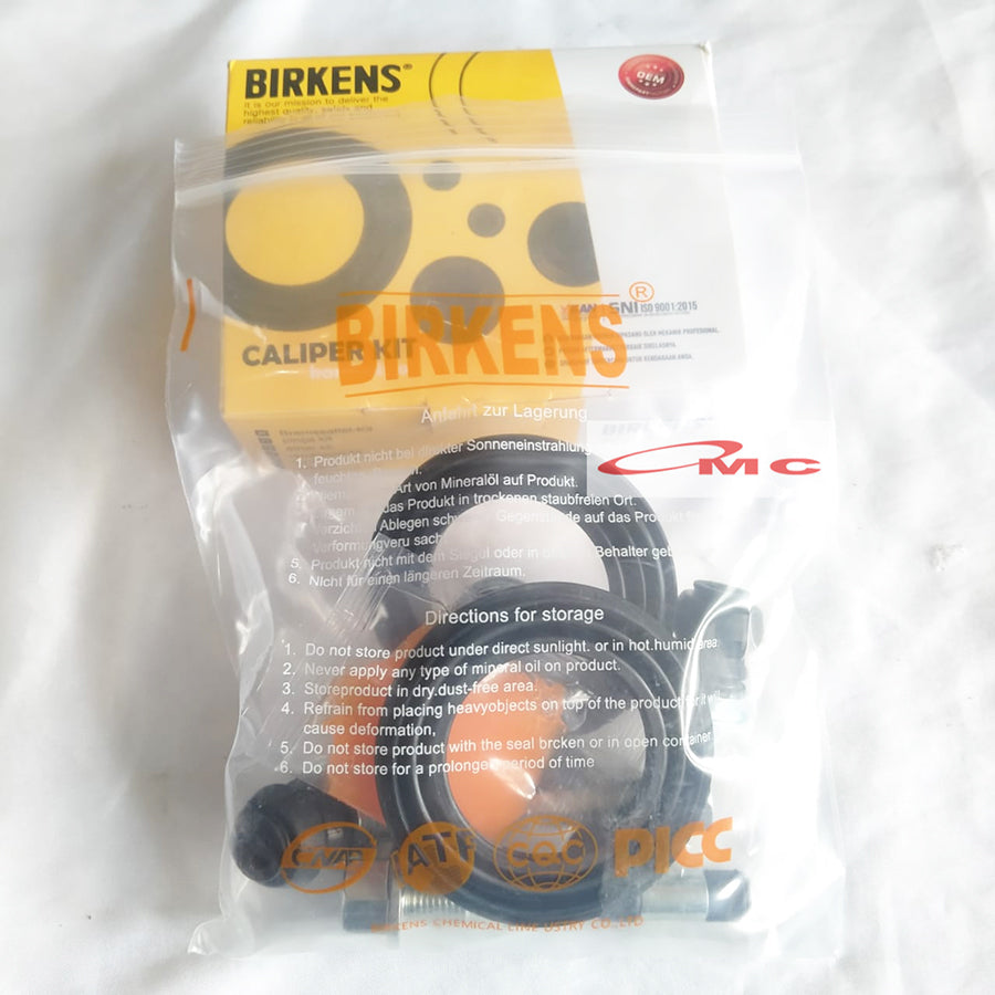 Kaliper Caliper Cylinder Kit Karet Rem Depan BIRKENS Agya Ayla Matic Asli Birkens B-TCK-012