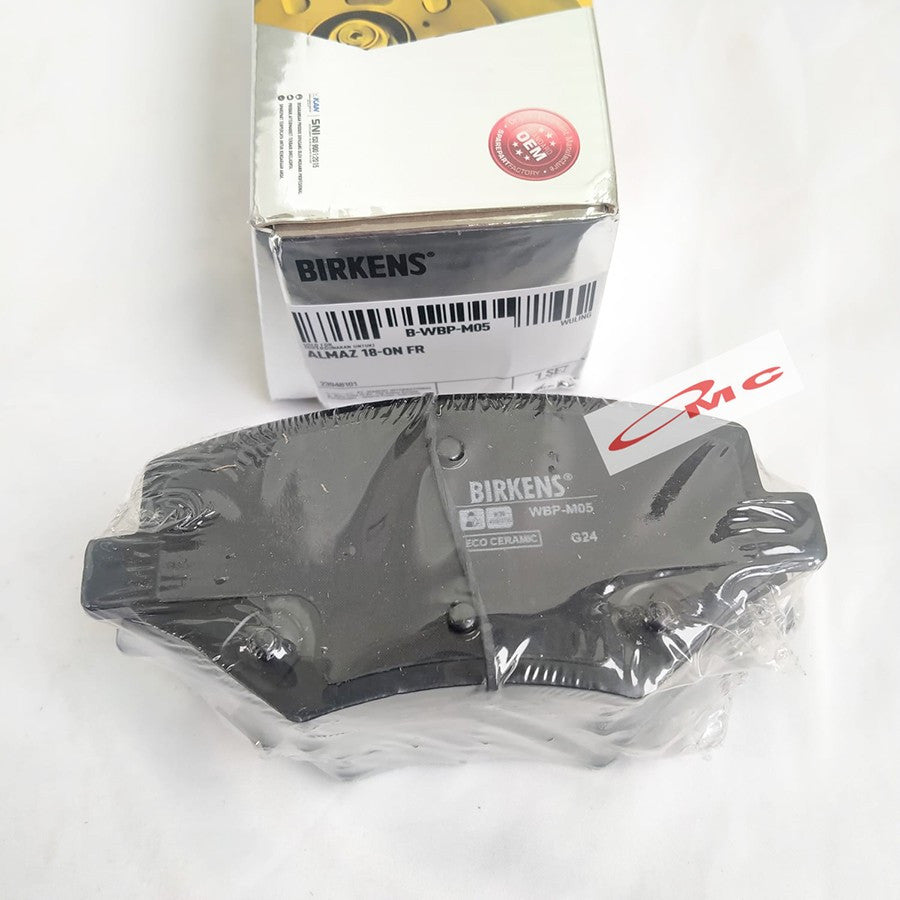 Brake Pad Kampas Rem Depan BIRKENS Wuling ALMAZ Asli Birkens 23948101 B-WBP-M05