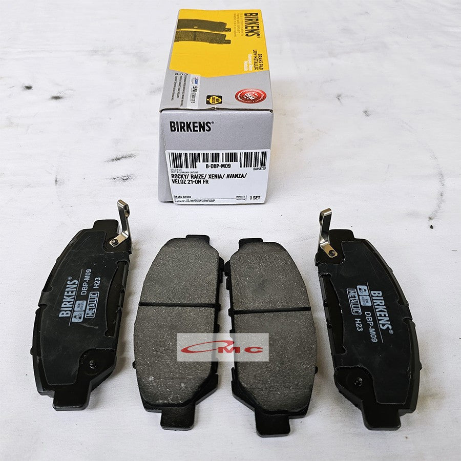 Brake Pad Kampas Rem Depan Kanan Kiri Rocky Raize All New Xenia Avanza Veloz 2022 Asli Original BIRKENS B-DBP-M09