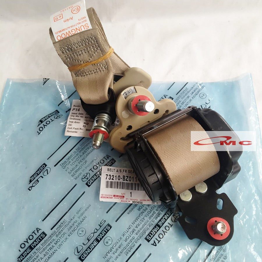 Safety Belt Seat Belt Depan Kanan Kiri Avanza Xenia Original Toyota 73210-BZ011-A0 73220-BZ011-A0 Sabuk Pengaman