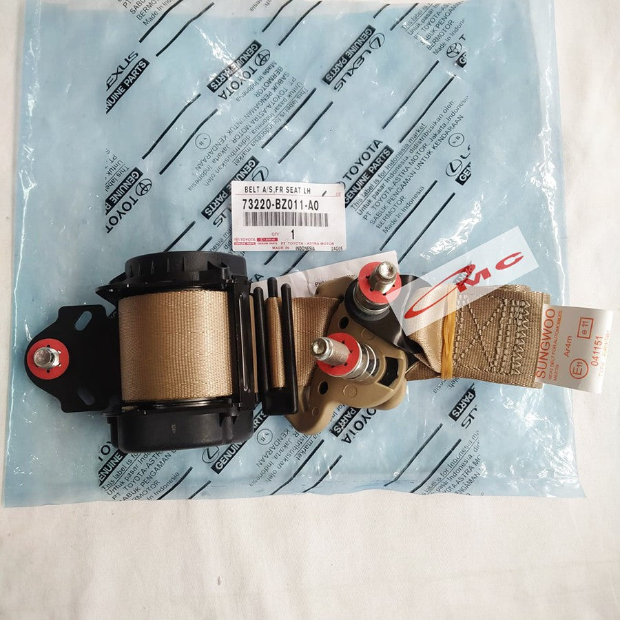 Safety Belt Seat Belt Depan Kanan Kiri Avanza Xenia Original Toyota 73210-BZ011-A0 73220-BZ011-A0 Sabuk Pengaman