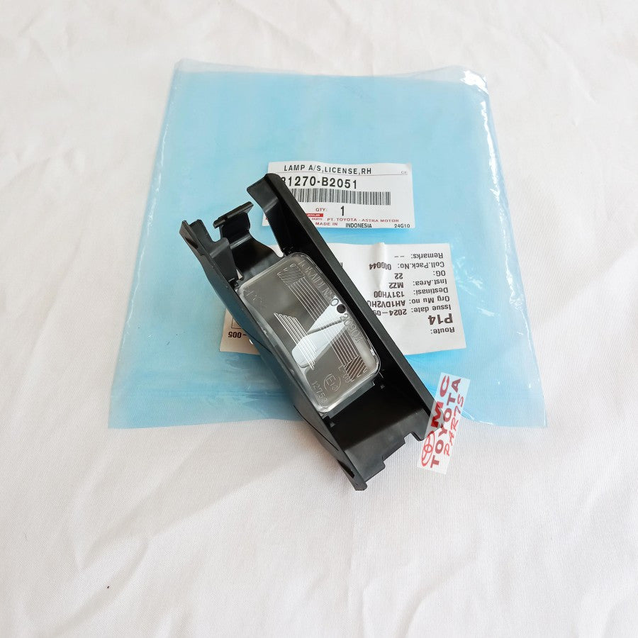 Lampu Plat Nomor Toyota Agya Ayla Original 81270-B2051