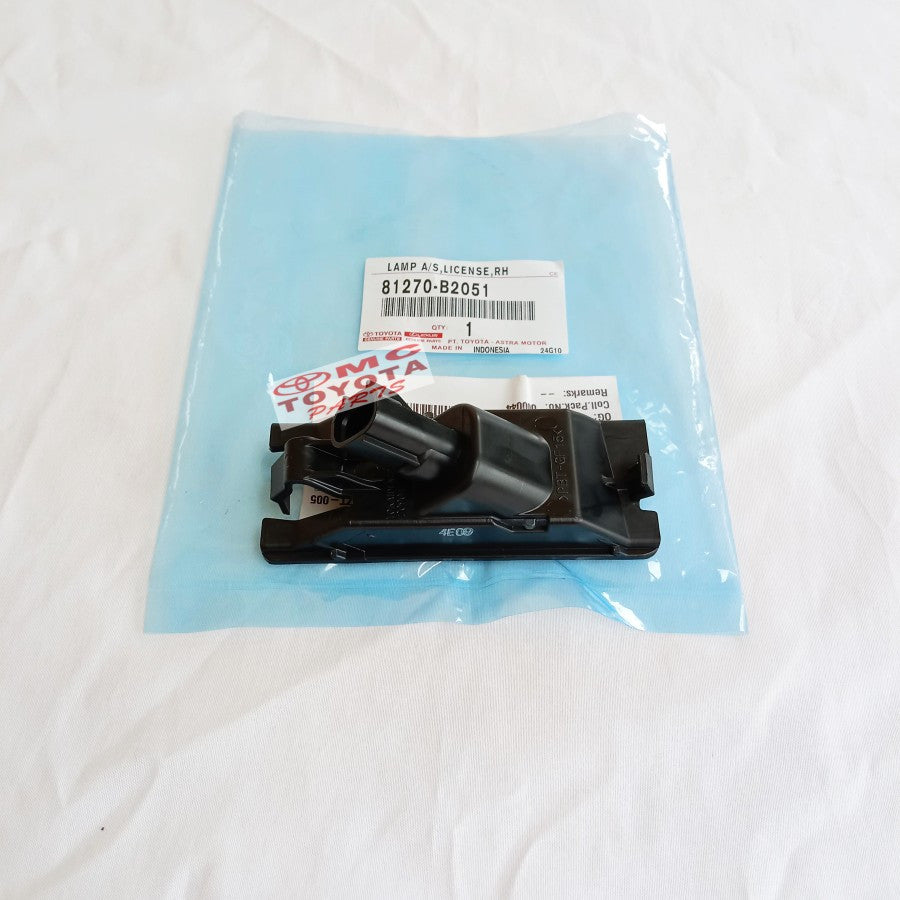 Lampu Plat Nomor Toyota Agya Ayla Original 81270-B2051