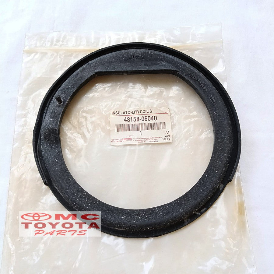 Karet Tatakan Per Shock Depan Camry Harrier Alphard Original Toyota 48158-06040 Karet Shockbreaker Depan Karet Tatakan Per Keong Depan