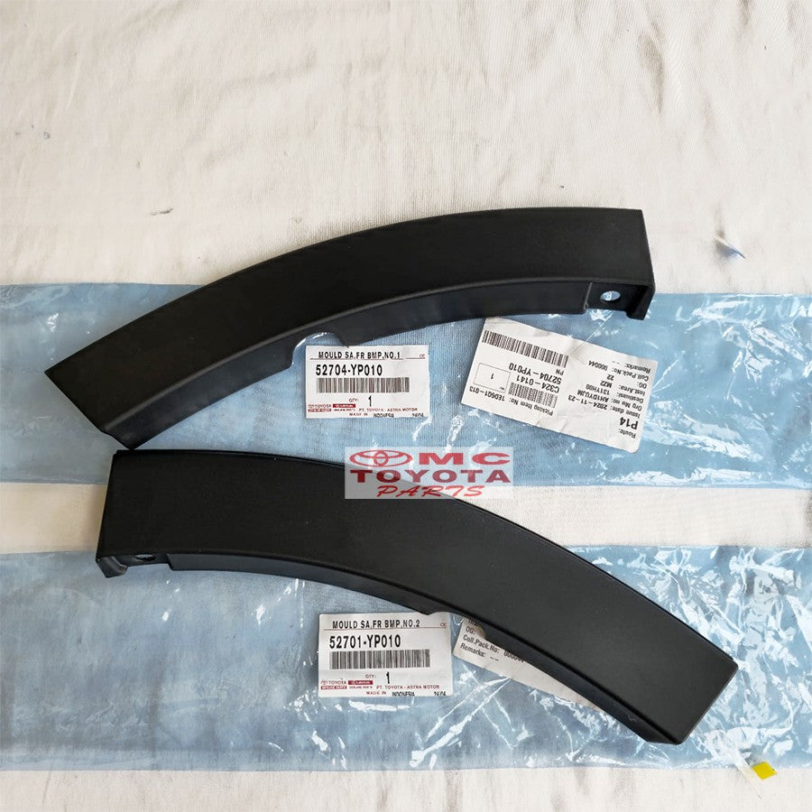 Molding Moulding Extension Bumper List Spoiler Fender Bodykit Over Fender Bodykit Quarter Bumper Depan Pendek Kanan Kiri Innova Reborn Venturer Original 52701-YP010 52704-YP010