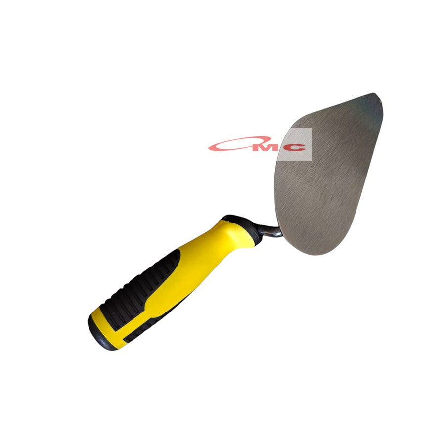 Hasston Sendok Semen Lancip 6" 7" 8" Gagang Karet Anti Slip Cetok Tembok Haston Catok Cetok Sekop Skop Tanah Plat Baja Alat Adukan Semen Pasir 6 7 8 Inch