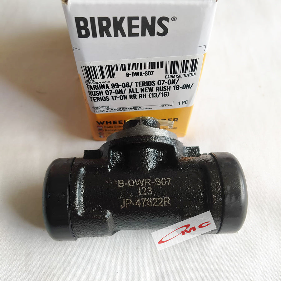 Master Rem Belakang Kanan Kiri BIRKENS Rush Terios Taruna Asli Birkens B-DWR-S07 B-DWR-S08