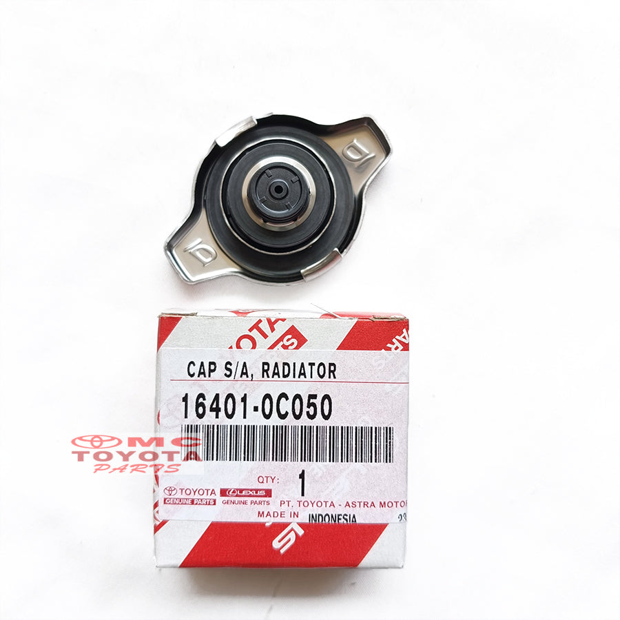 Cap Tutup Radiator 108kpa Original Avanza Xenia Rush Terios Innova Fortuner Hilux Yaris Vios Sienta Altis Camry Alphard Vellfire 16401-0C050 Tutup Cap Radiator Kap Radiator