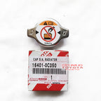 Cap Tutup Radiator 108kpa Original Avanza Xenia Rush Terios Innova Fortuner Hilux Yaris Vios Sienta Altis Camry Alphard Vellfire 16401-0C050 Tutup Cap Radiator Kap Radiator