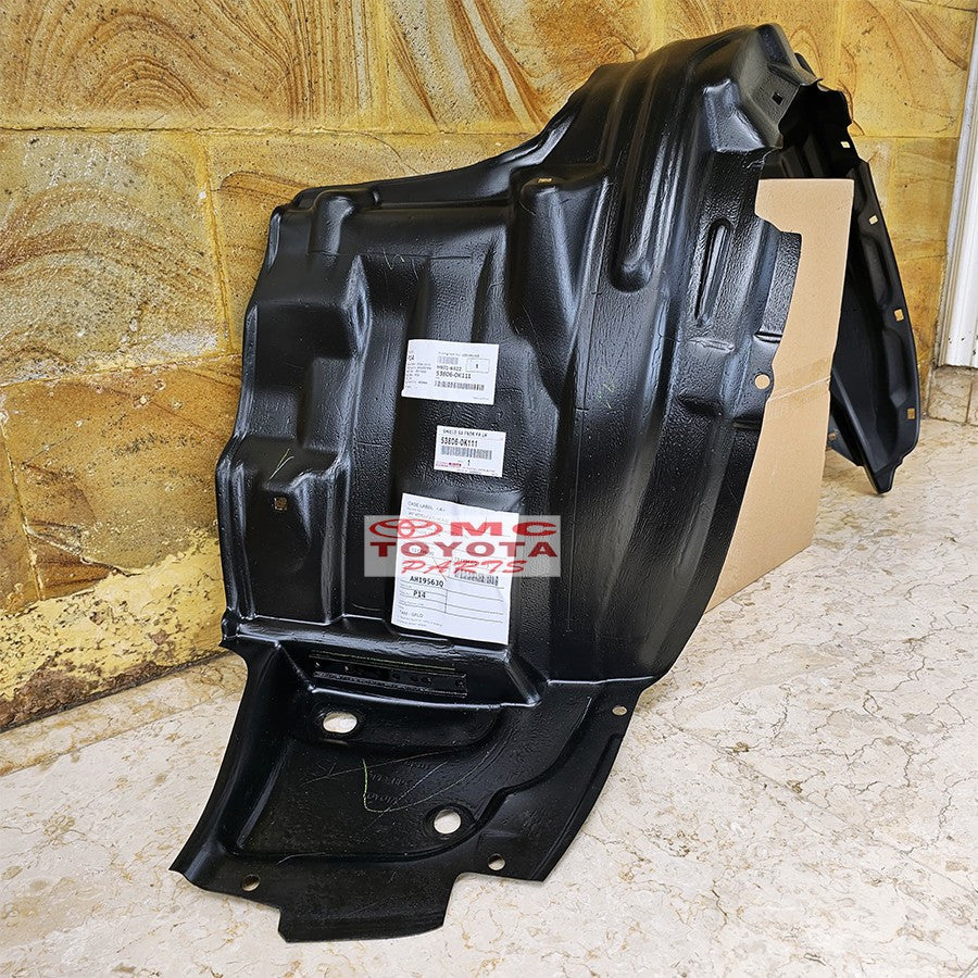 Liner Fender Spakbor Depan Original Toyota Fortuner 2011-2015 Depan Kanan Kiri  53806-0K111 53805-0K111
