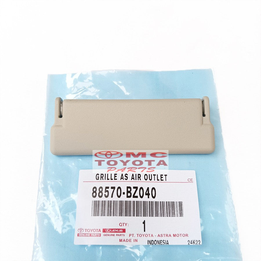 Tutup Kisi AC Double Blower Tengah Bagian Samping Calya Sigra Original 88570-BZ040 Cover Tutup AC Belakang Kisi Tutupan AC Yang Kecil