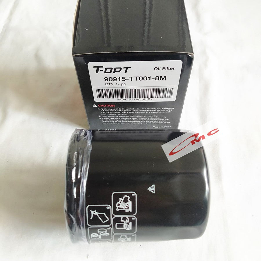 Filter Saringan Oli Innova Fortuner Hilux Hiace Original T-OPT 90915-TT001-8M