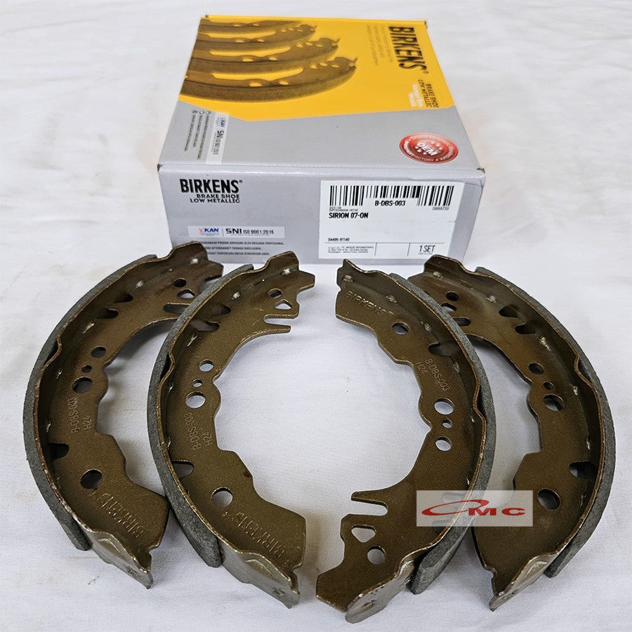 Brake Shoe Kampas Rem Belakang Daihatsu Sirion 2007 Asli original BIRKENS B-DBS-003