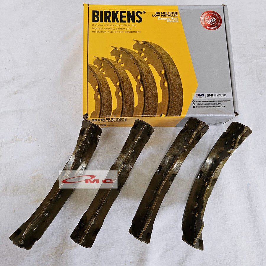 Brake Shoe Kampas Rem Belakang Daihatsu Sirion 2007 Asli original BIRKENS B-DBS-003