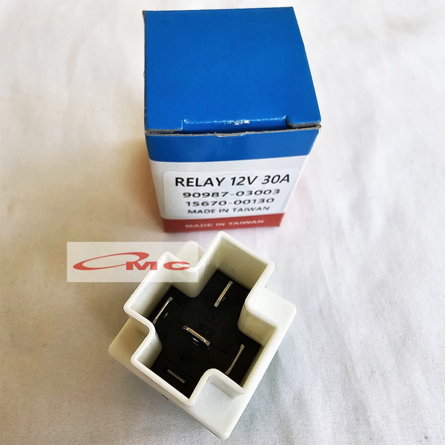Relay Fuse Box Cooling Fan Pendingin Radiator Toyota Corolla Great Hilux Crown Camry Corona Pin5 5Kaki 12V 30A 90987-03003 16670-00130