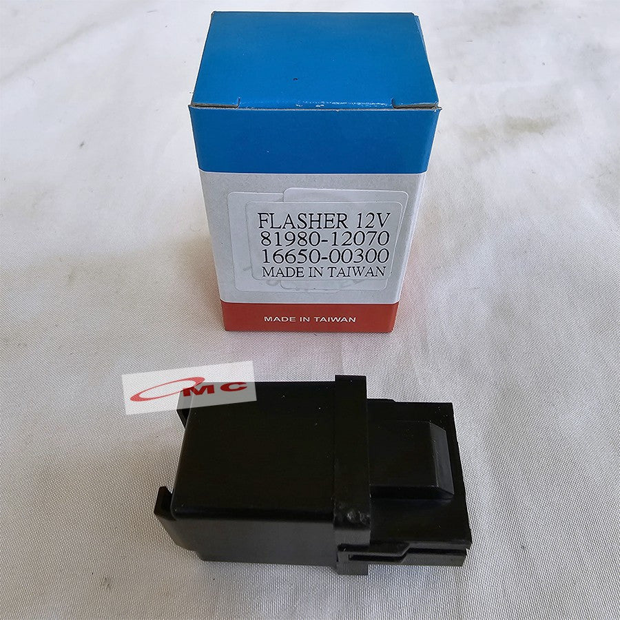 Relay Flasher Turn Signal Lampu Sein Berkedip Toyota Kijang Grand Kapsul 7K Corolla Hilux Hiace Pin3 Kaki 3 k-3 12V 81980-12070 16650-00300