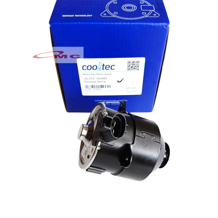 Motor Fan Kipas Radiator Cooltec Avanza Xenia Old Rush Terios 26350-06080 Motor Fan Radiator Motor Dinamo Motor Fan Ac Dinamo Kipas Radiator