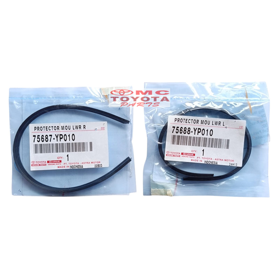 Karet List Over Fender Lis Over Fender Belakang Kanan Kiri Innova Reborn Venturer Original 75687-YP010 75688-YP010 List Karet Over Fender Karet List Fender Karet List Bodykit Moulding Molding Spoiler Fender