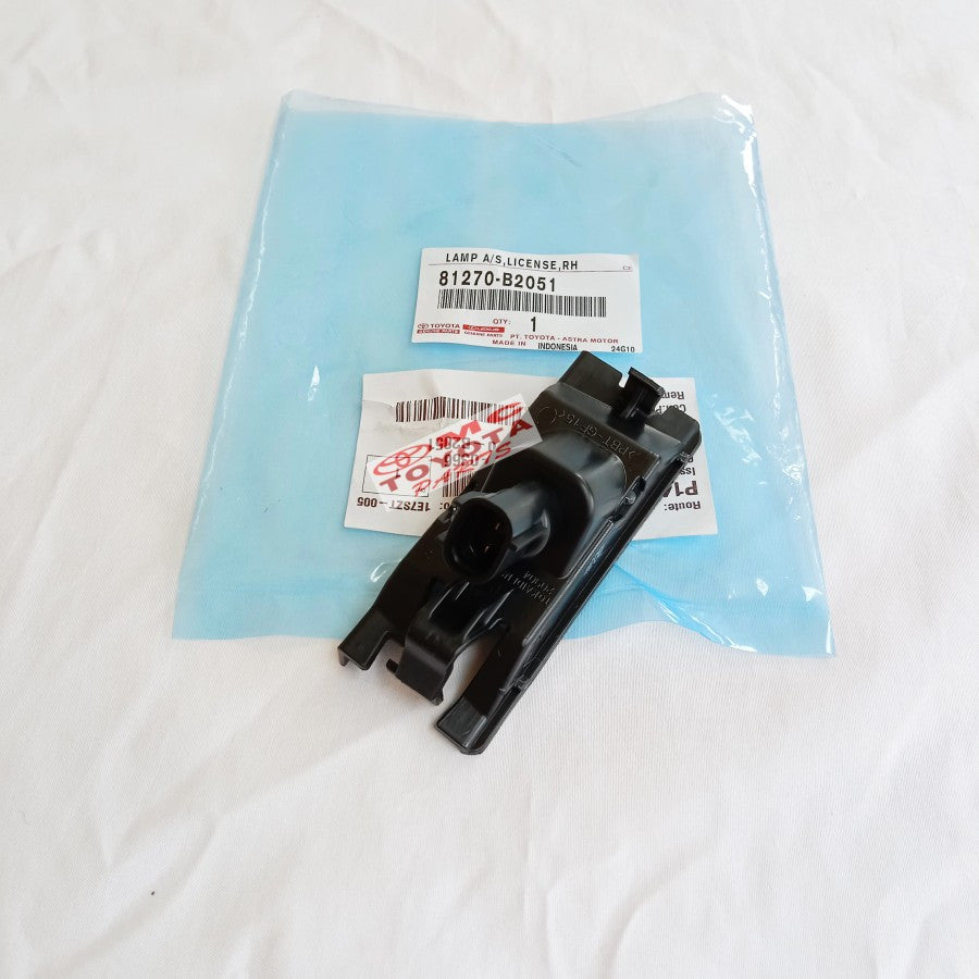 Lampu Plat Nomor Toyota Agya Ayla Original 81270-B2051