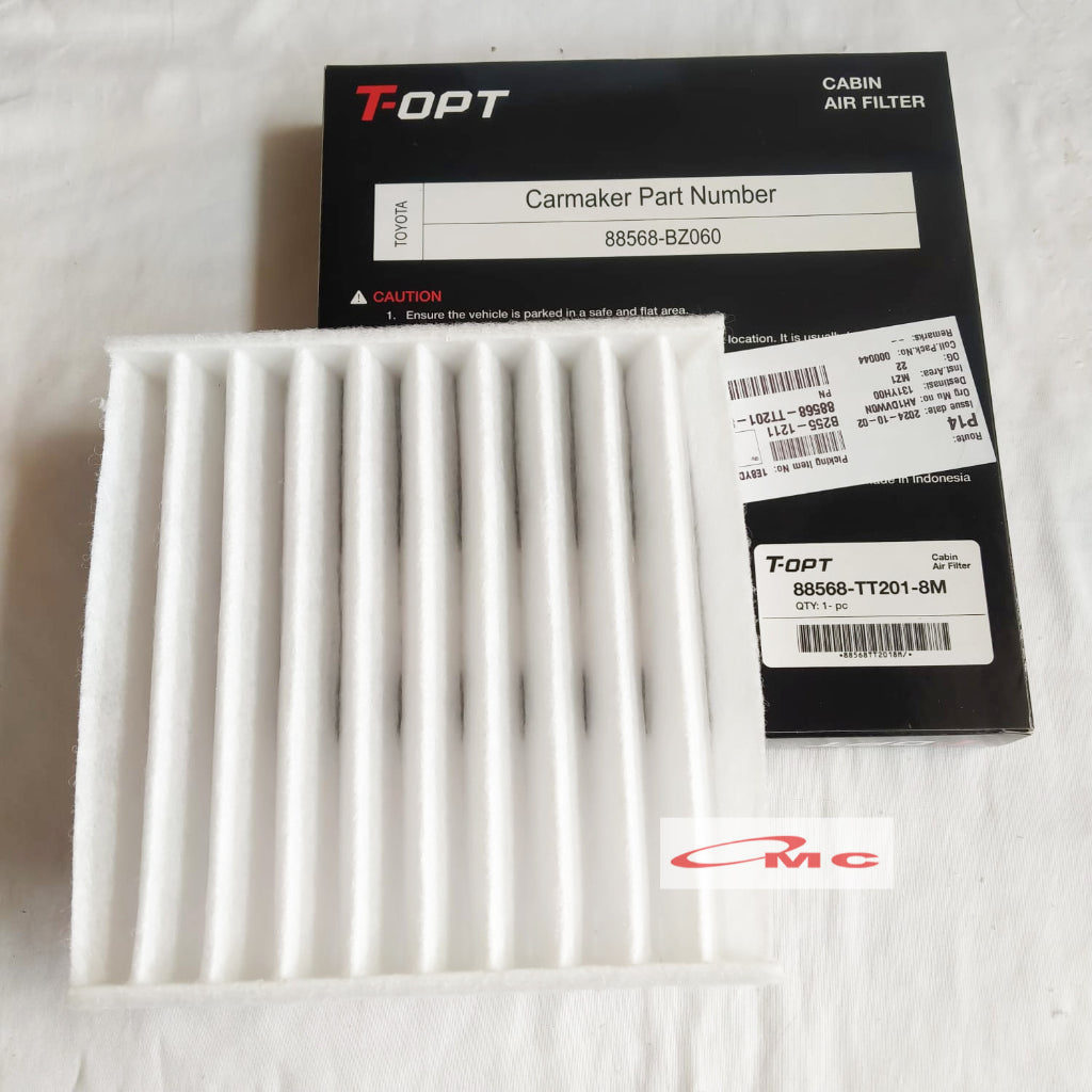 Filter Saringan AC Avanza Xenia Agya Ayla Calya Sigra Orisinil T-OPT 88568-TT201-8M