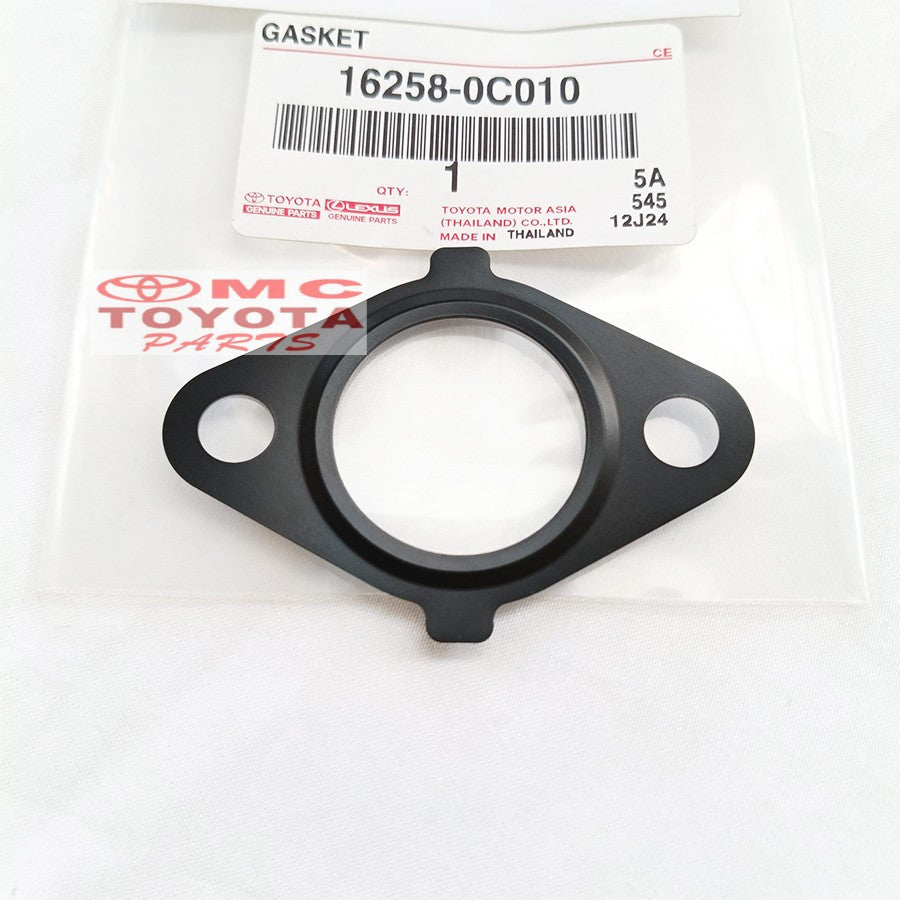 Packing Gasket Pipa By Pass Plat Tutup By Pass Original Toyota Innova Fortuner Hilux Hiace Land Cruiser Prado Bensin 16258-0C010 Tutup Selang Pipa Pipe Flange Water By Pass