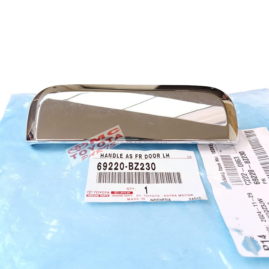 Handle Handel Pegangan Pintu Luar Depan Kiri Avanza Xenia Agya Ayla Original 69220-BZ230 Handle Pintu Luar Chrome Sebelah Kiri