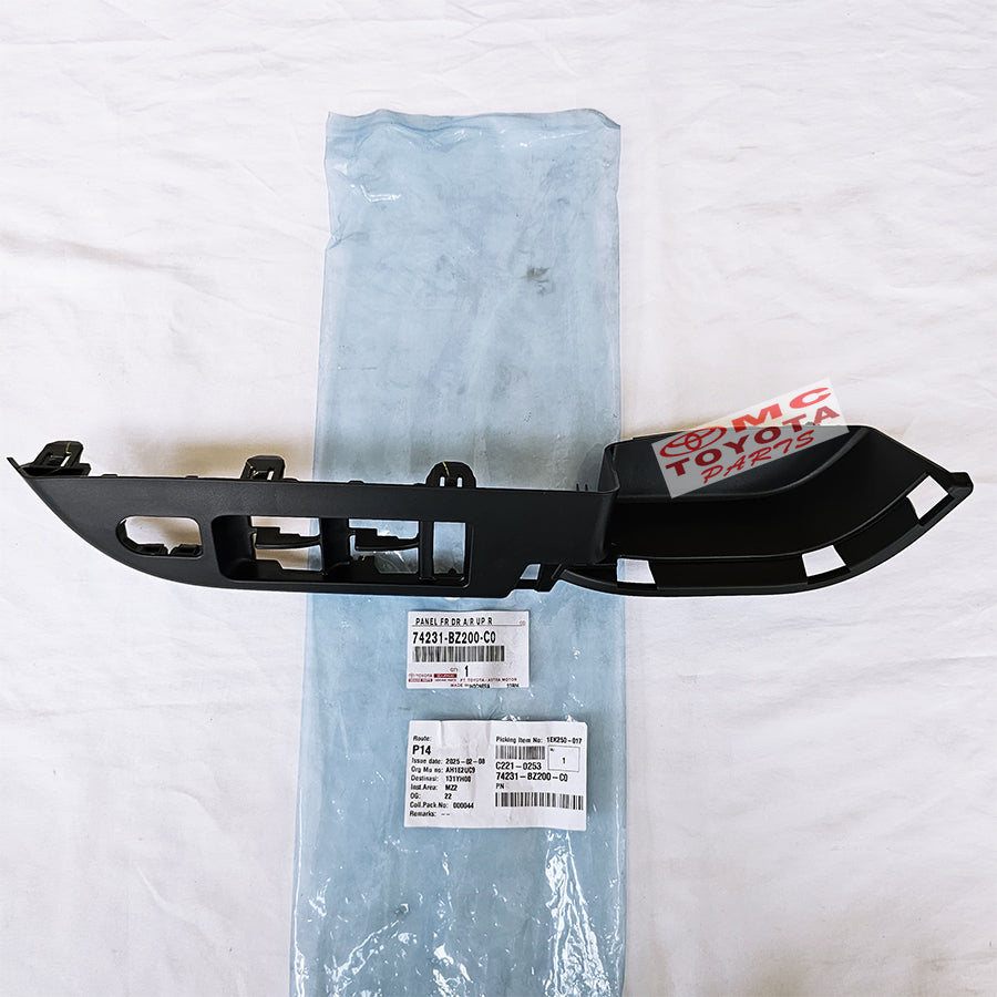 Tarikan Pintu Rumah Panel Armrest Power Window Depan Rush Terios 2017 Up Kanan Kiri original Toyota 74231-BZ200-C0 74232-BZ200-C0
