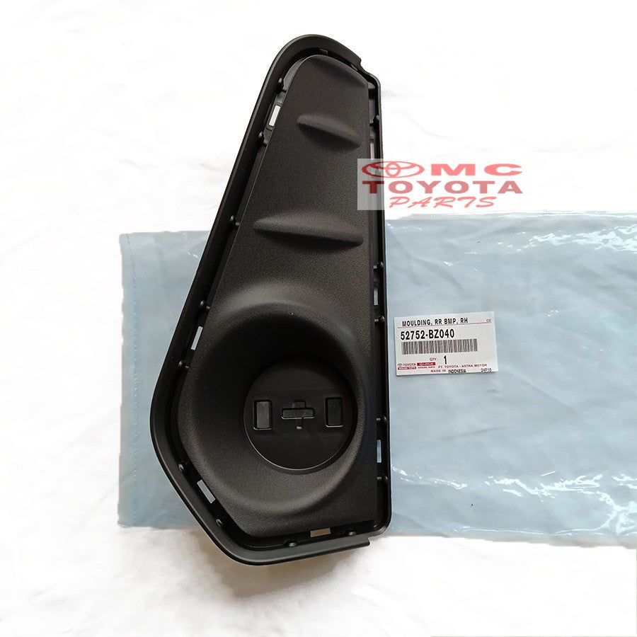 Tutup Cover Reflektor Foglamp Lampu Mata Kucing Garnish Bemper Moulding Bumper Belakang Kanan Kiri Grand New Avanza Veloz Ori Toyota 52752-BZ040 52753-BZ040