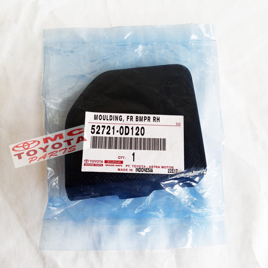 Tutup Cover Derek Towing Bumper Depan Kanan Yaris TRD Vios Limo 2013-2017 Original Toyota 52721-0D120