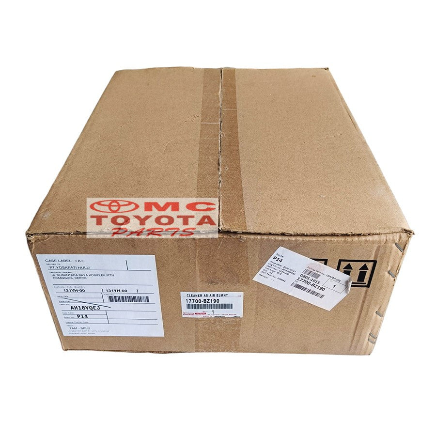Rumah Filter Udara Set Termasuk Filter Udara Box Assy Tempat Saringan Udara Komplit Avanza Xenia 1300cc VVTI Rush Terios Original Toyota 17700-BZ190 17700-BZ191