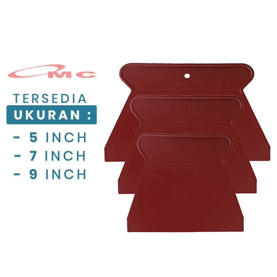 Kape PVC Kape Plastik PVC 5" 7" 9Ã¢â‚¬Â In 5 7 9 Inch Skrap Plastik Skrap Kecil Scraper Alat Dempul Termurah
