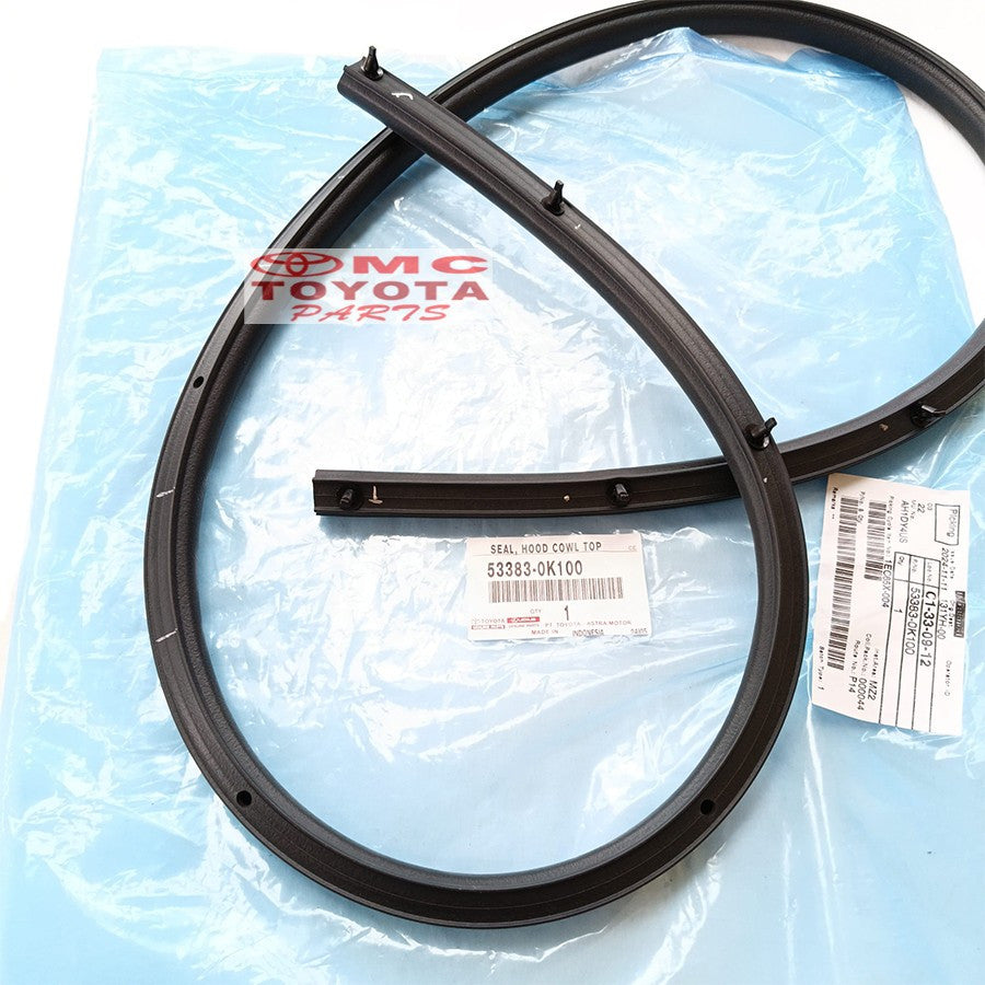 Karet Kap Mesin Motor Bagian Belakang Toyota New Fortuner VRZ Original 53383-0K100 Seal Hood Cowl Top