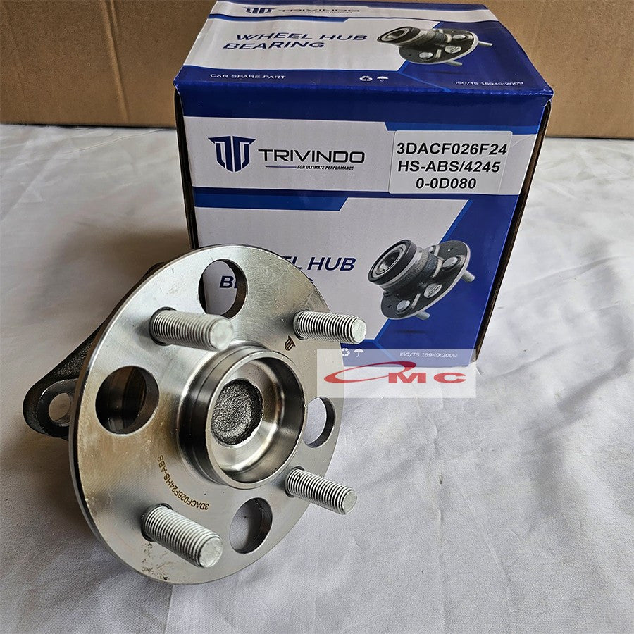 Laher Bearing Roda Belakang Toyota Calya Sigra Vios New Gen 2 Yaris Bakpao ABS TRIVINDO 3DACF026F24HS-ABS Bering Lahar Laher Roda Belakang