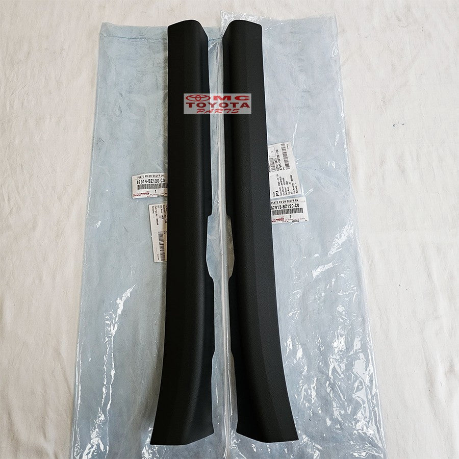 SillPlate Sil Plate Cover Body Plat Scuff Depan Samping kanan Kiri Agya Ayla Original 67913-BZ120-C0 67914-BZ120-C0