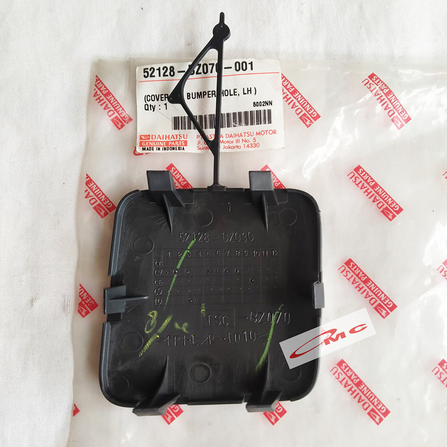 Tutup Cover Derek Towing Bumper Bemper Depan Kiri Rush Terios 2006-2010 52128-BZ070-001