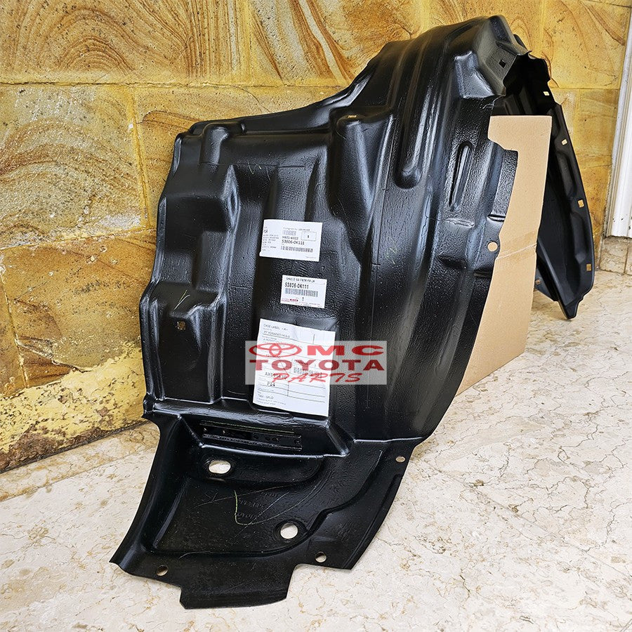 Liner Fender Spakbor Depan Original Toyota Fortuner 2011-2015 Depan Kanan Kiri  53806-0K111 53805-0K111