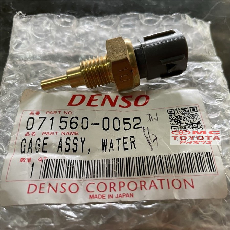 Switch Sensor Water Pump Temperature Avanza Xenia Rush Terios Gran Max Luxio Vios Soluna Starlet APV Kijang Kapsul Diesel 2L Original Denso 071560-0052 Switch Sensor Temperatur Switch Temperatur Thermo Switch Fan Saklar Kipas Radiator Socket 3 Pin