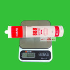 Silicone Sealant Lem Kaca Asam Homan 888 300ml Lem Sealant Kaca Lem Kaca Botol Black White Clear Silikon Sealan Silen 300 ml Lem Silicone Glass Sealant Aluminium Lem Botol Kaca Aquarium Lem Sealent Silicon Glass Bening Putih Hitam